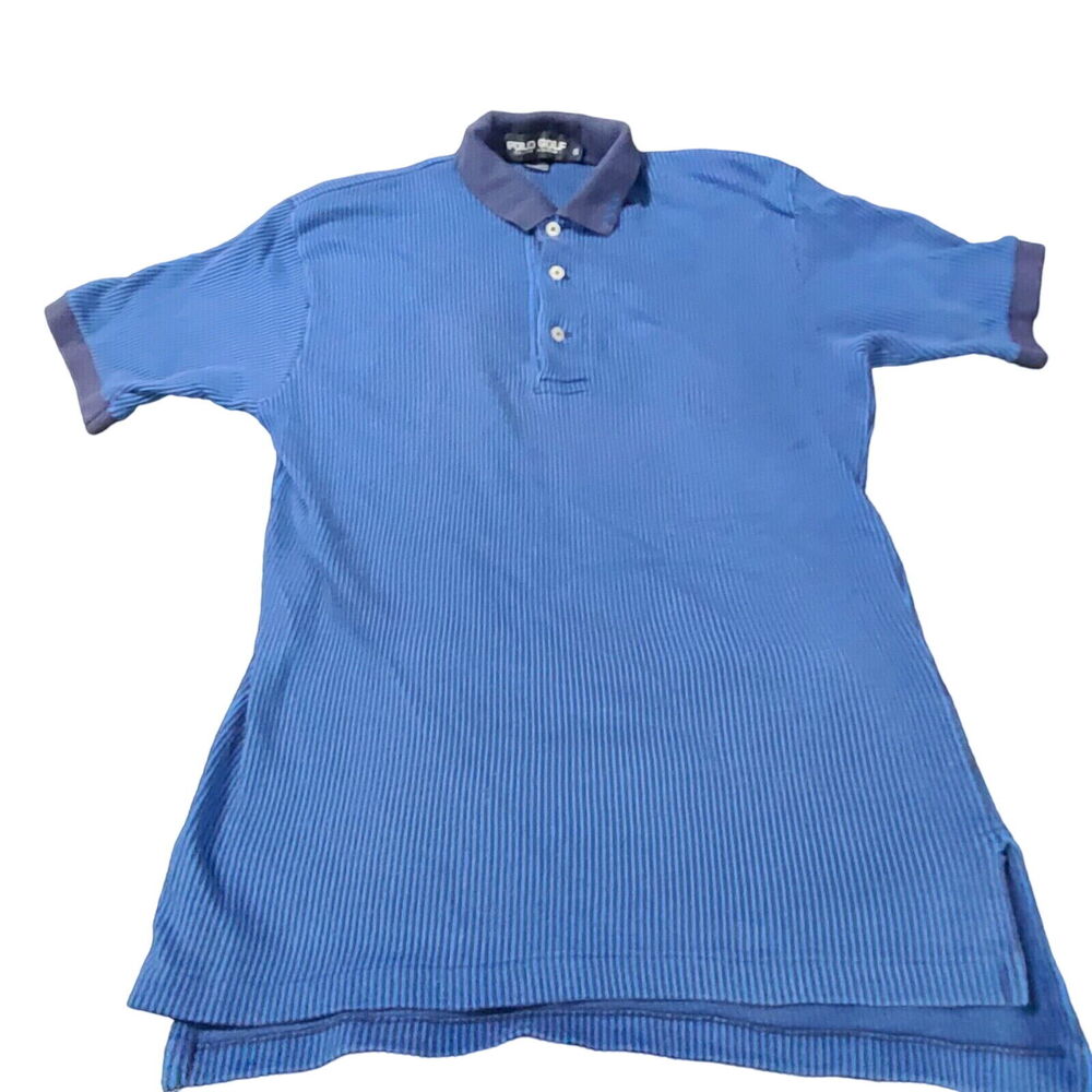Polo Golf Ralph Lauren Mens Polo Blue Size Small Cotton Short Sleeve Pullover